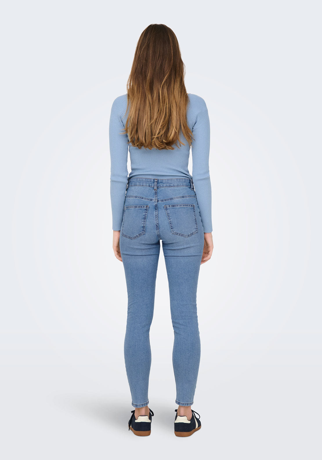 Jdy Moon High Waist Skinny Jeans - Blue 2 Shaws Department Stores