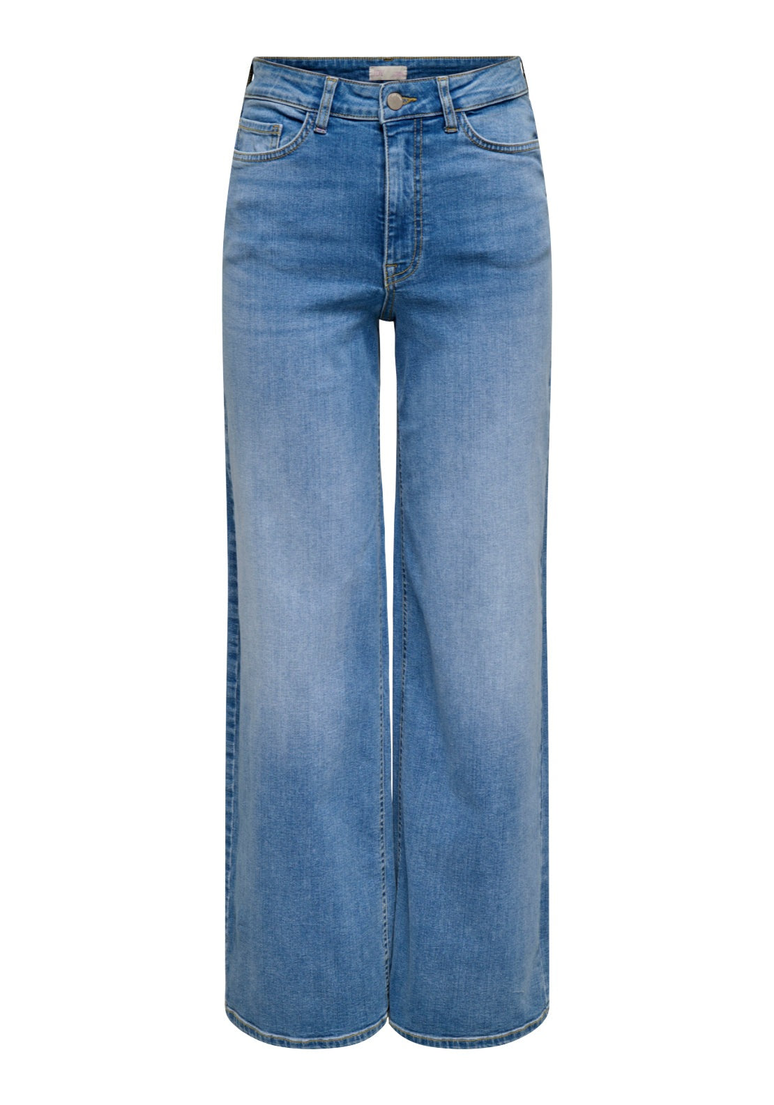 Jdy Felina-Fina High Waist Wide Jeans - Medium Blue Denim 6 Shaws Department Stores
