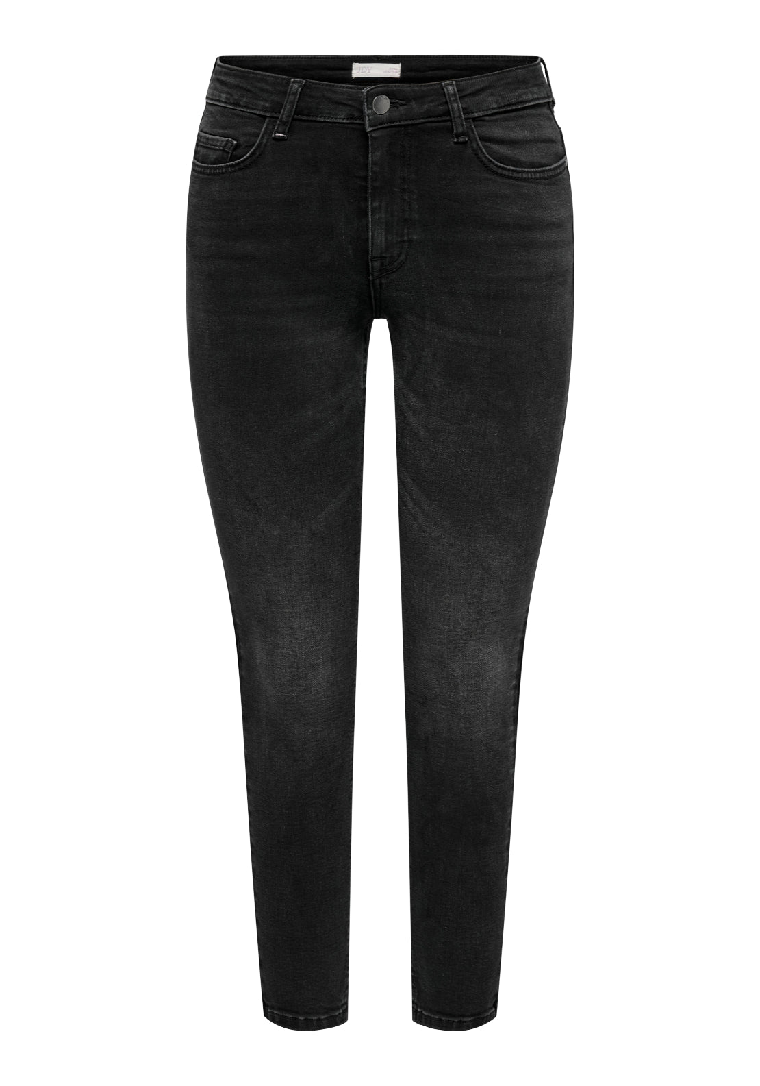 Jdy Fina Mid Waist Skinny Jeans - Black Denim 4 Shaws Department Stores