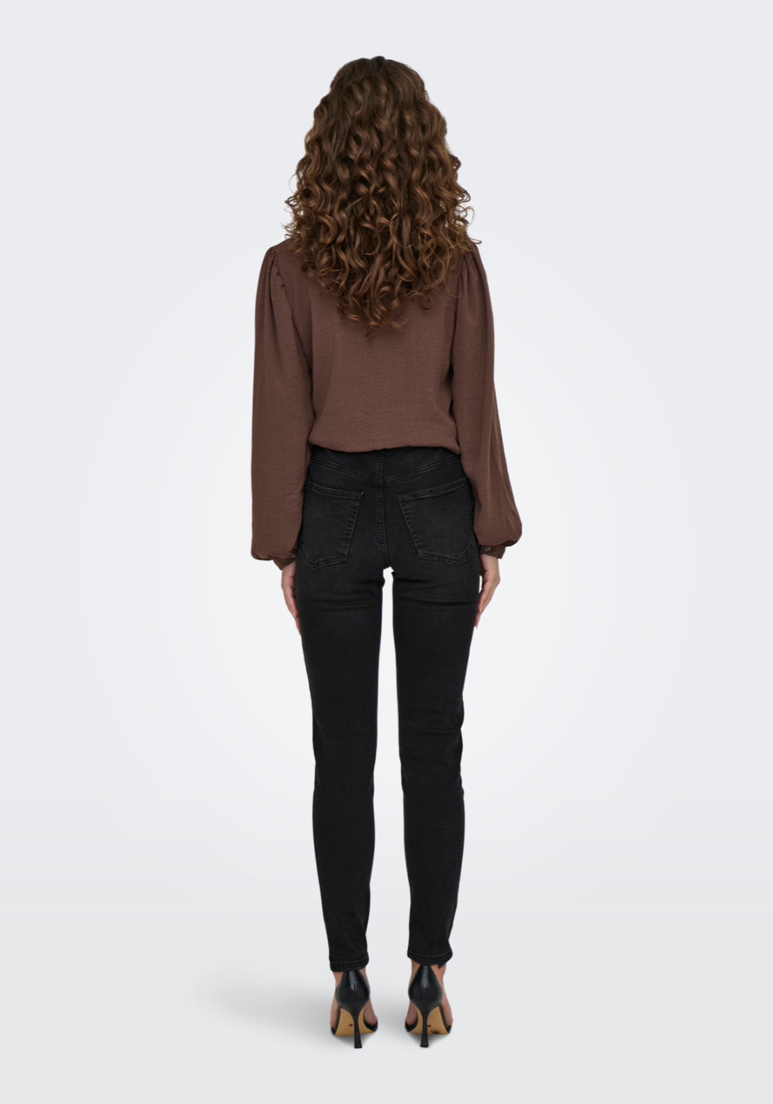 Jdy Fina Mid Waist Skinny Jeans - Black Denim 2 Shaws Department Stores