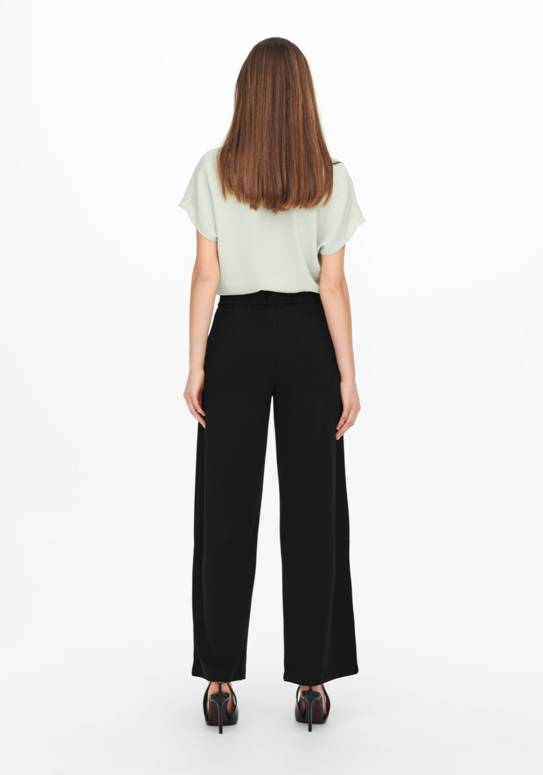 Jdy Wide Leg Trousers L32 - Black 2 Shaws Department Stores