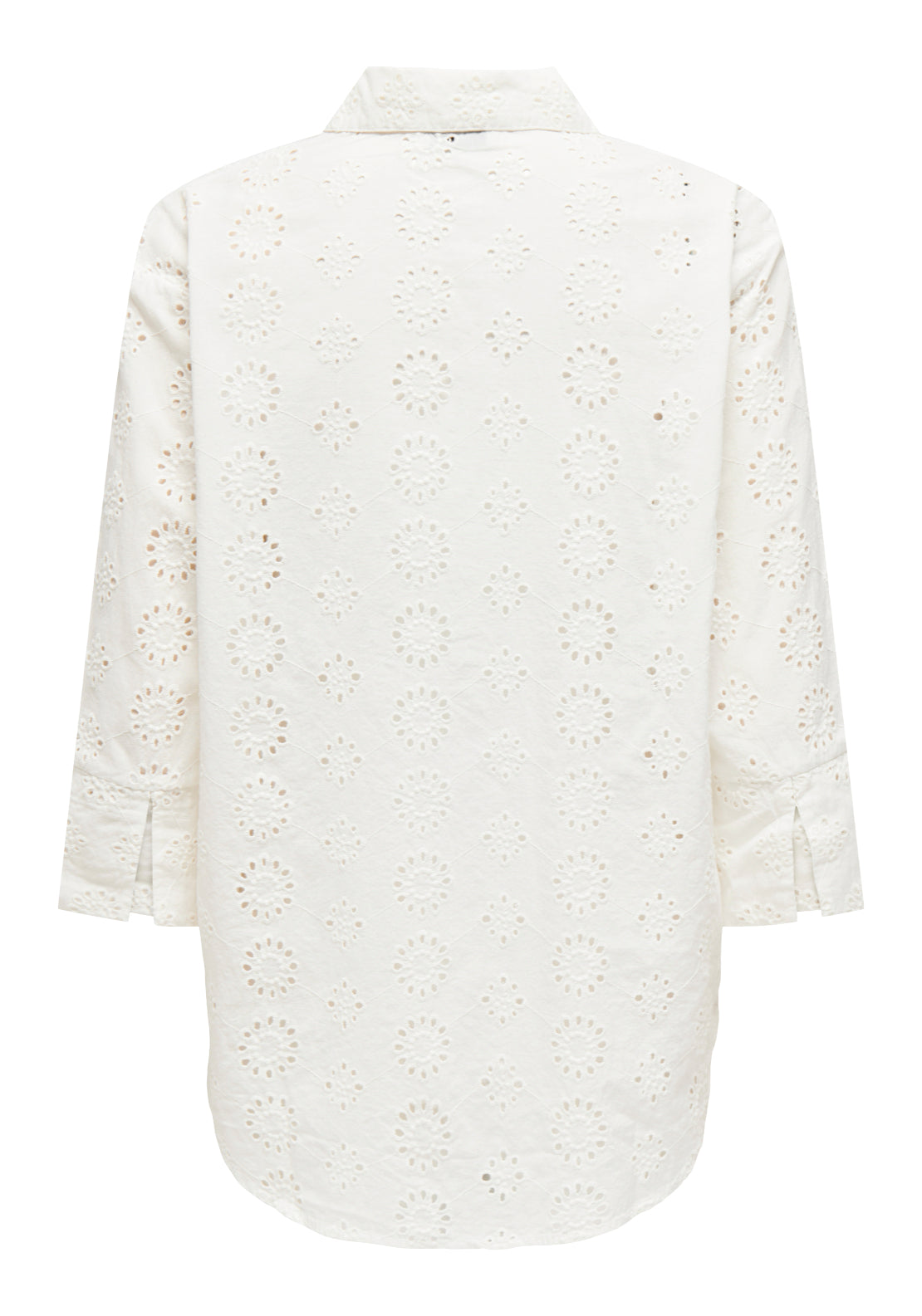 Jdy Tallie 3/4 Long Shirt - White 7 Shaws Department Stores