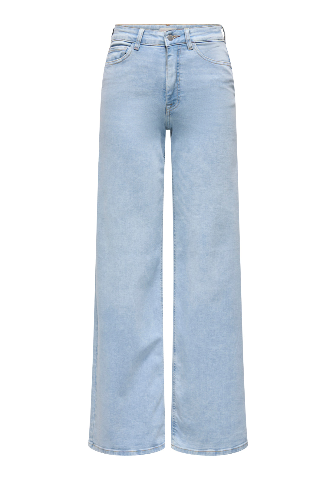 Jdy Felina-Fina High Waist Wide Jeans - Light Blue Denim 5 Shaws Department Stores