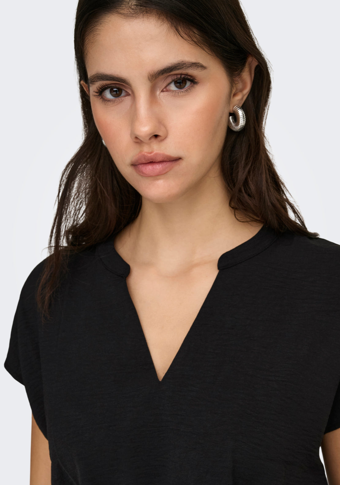 Jdy Lion Life Short Sleeve Top - Black 4 Shaws Department Stores