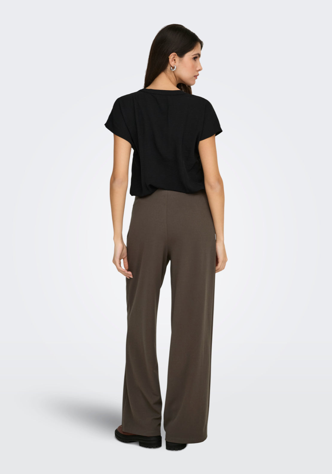 Jdy Lion Life Short Sleeve Top - Black 2 Shaws Department Stores