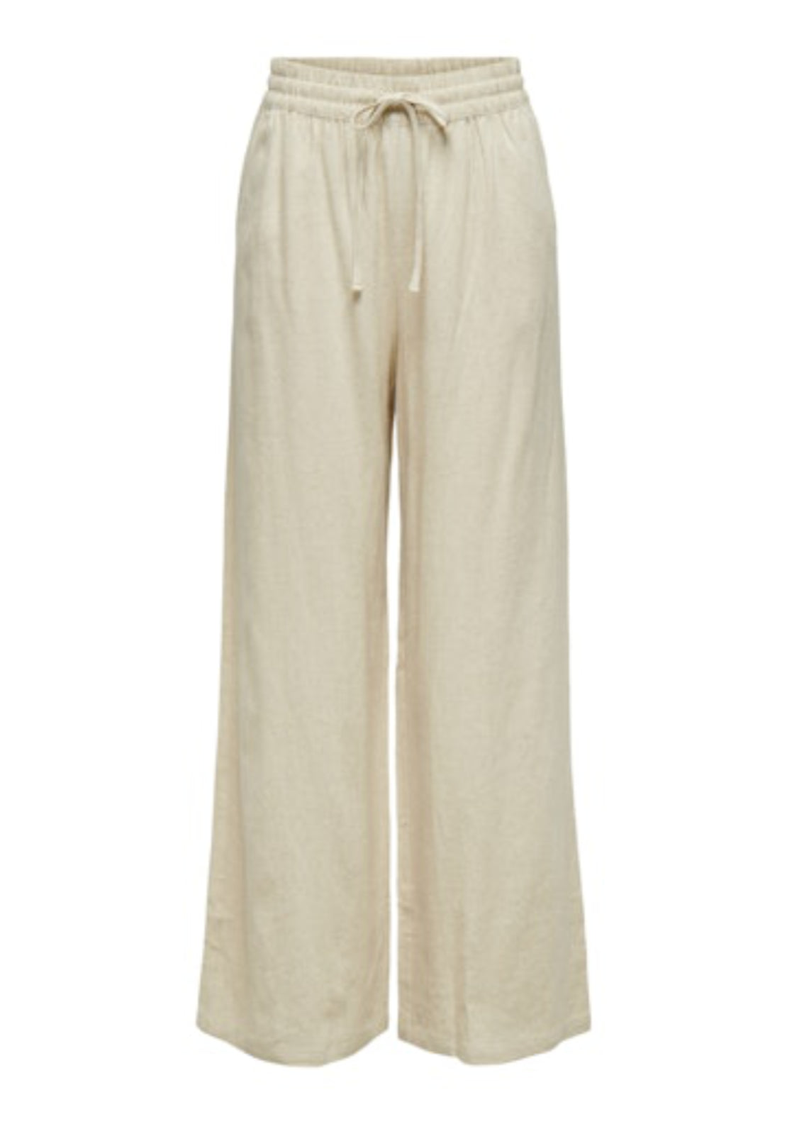 Jdy Say Linen Wide Pant - Beige 1 Shaws Department Stores