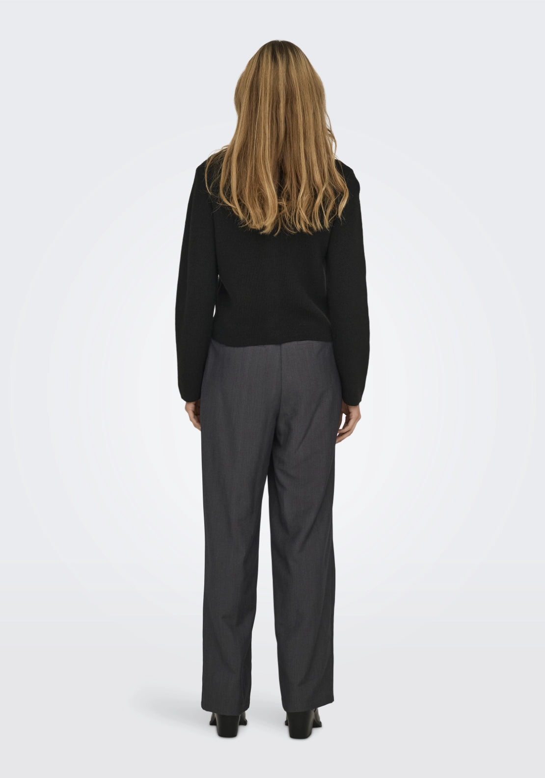 Kim Long Sleeve Button Cardigan - Black
