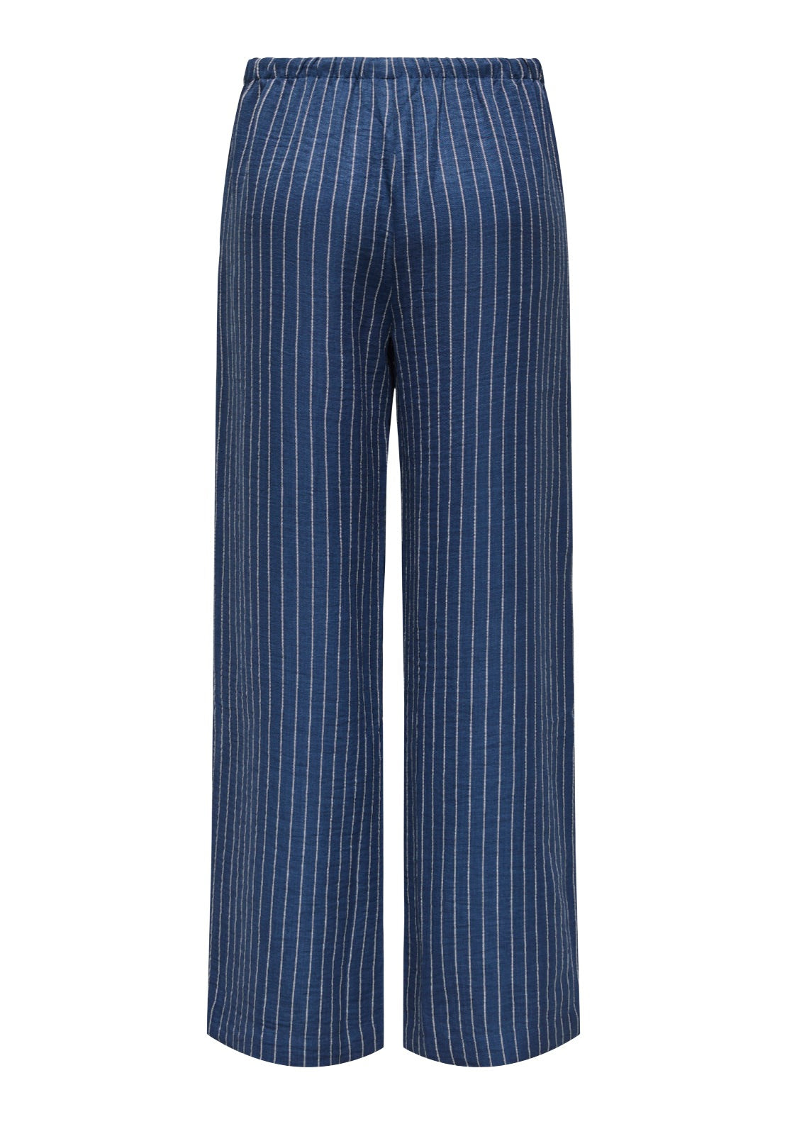 Jdy Power Medium Waist Wide Pant - Insignia Blue/cloud Dancer 6 Shaws Department Stores