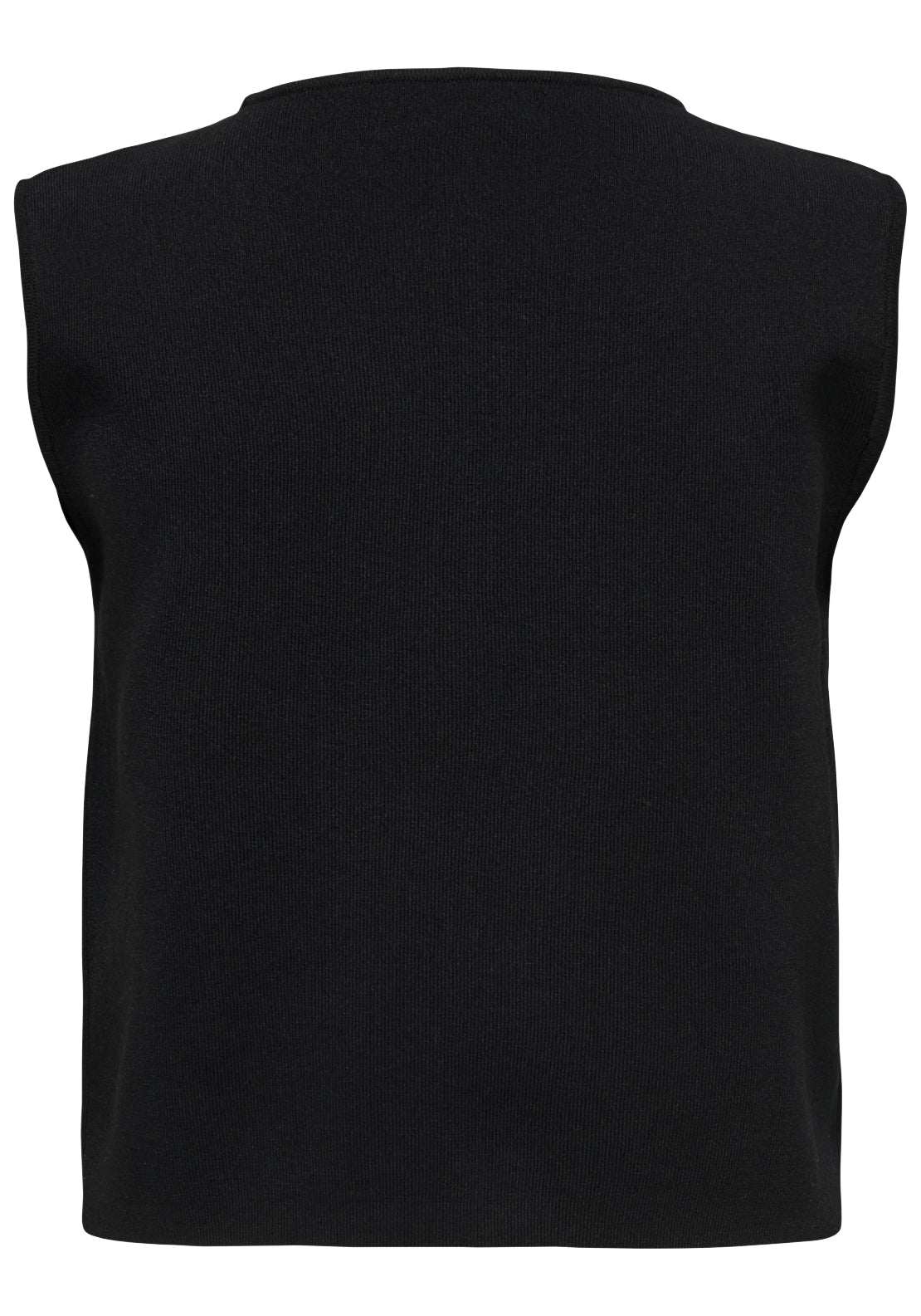 Astra Sleeveless Vest - Black