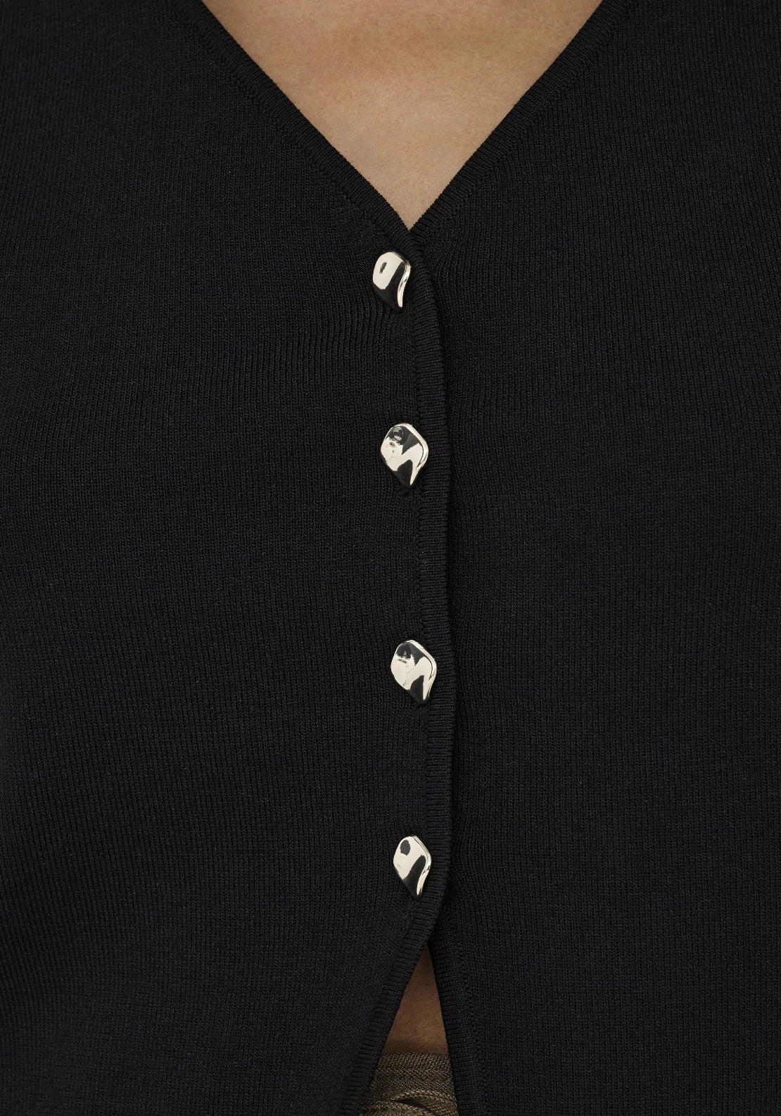 Astra Sleeveless Vest - Black