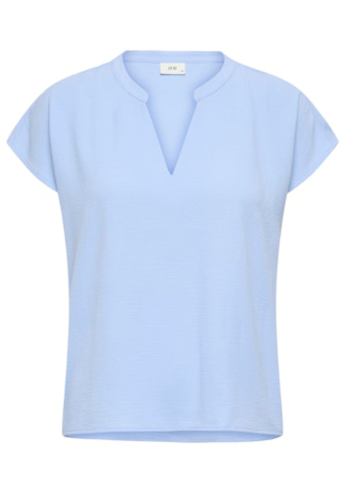 Jdy Lion Life Short Sleeve Top - Powder Blue 3 Shaws Department Stores