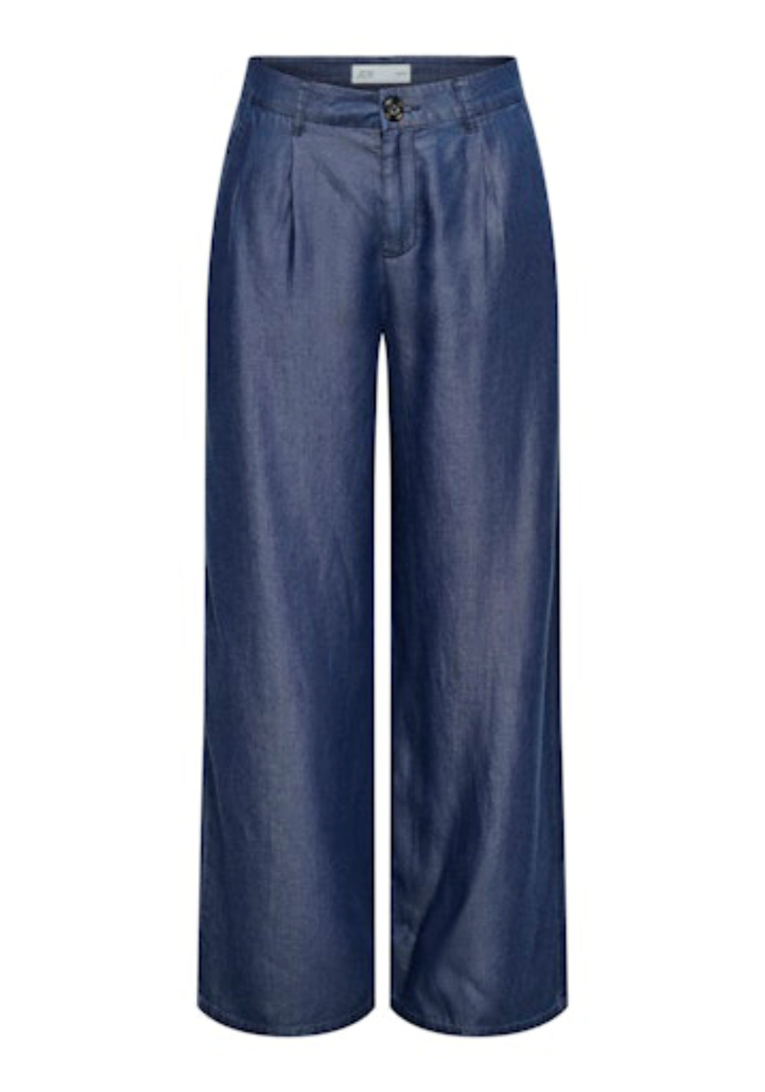 Jdy Jasper High Waist Wide Pant - Dark Blue Denim 1 Shaws Department Stores
