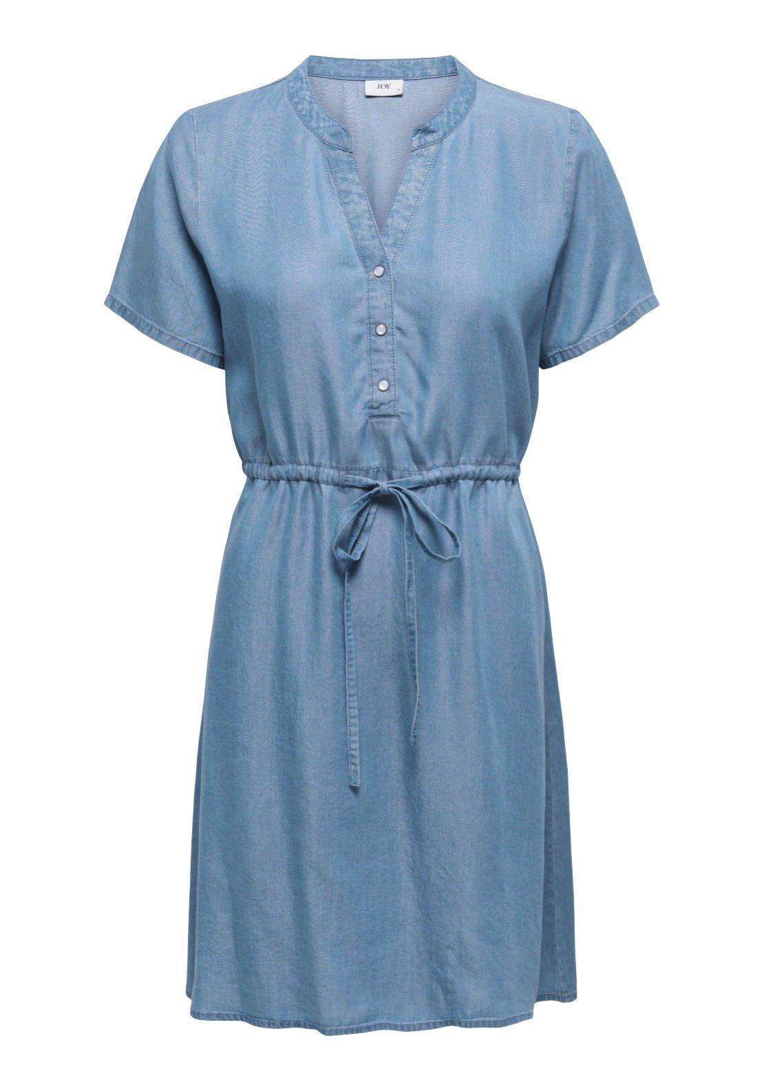 Jdy Jasper Short Sleeve Dress - Medium Blue Denim 3 Shaws Department Stores