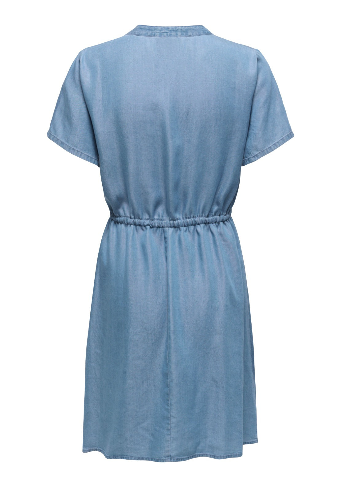 Jdy Jasper Short Sleeve Dress - Medium Blue Denim 4 Shaws Department Stores