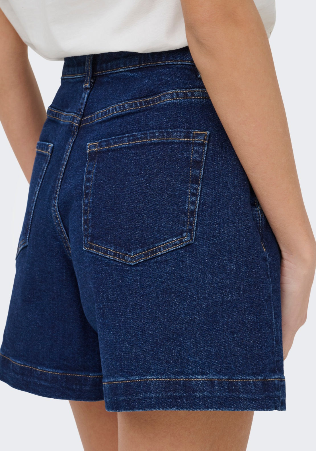 Jdy Valerie High Waist Shorts - Medium Blue Denim 5 Shaws Department Stores