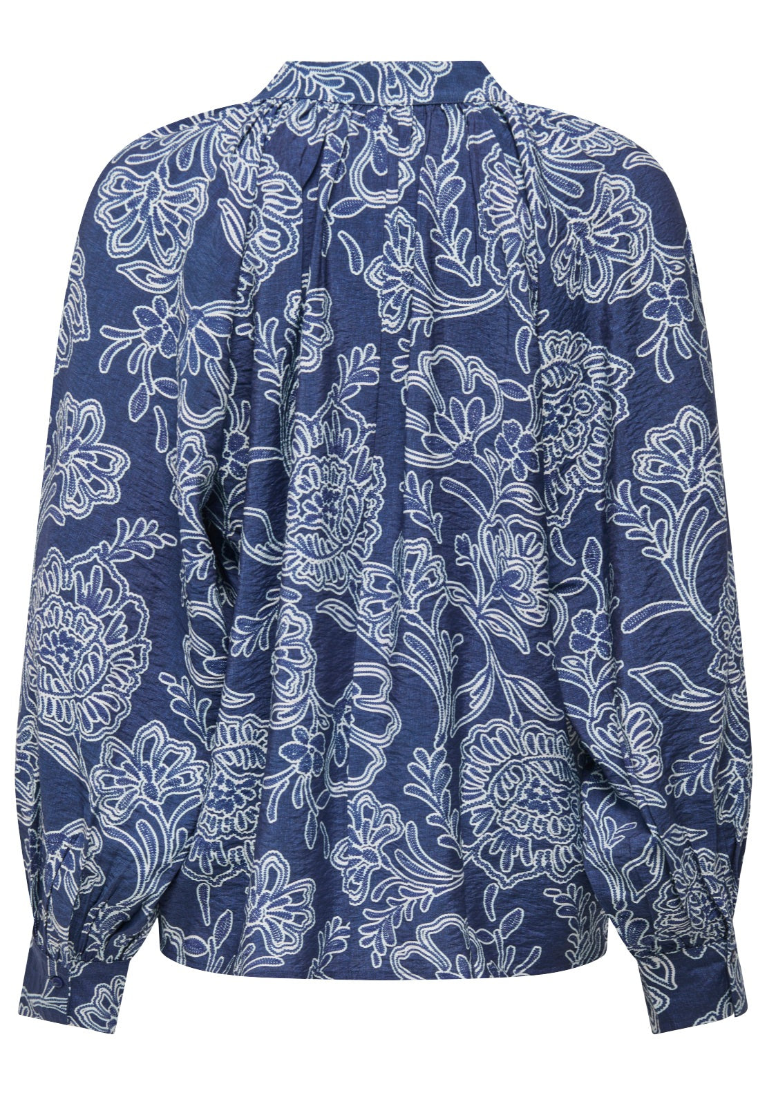 Jdy Elise Long Sleeve Top - Dark Blue Denim 2 Shaws Department Stores