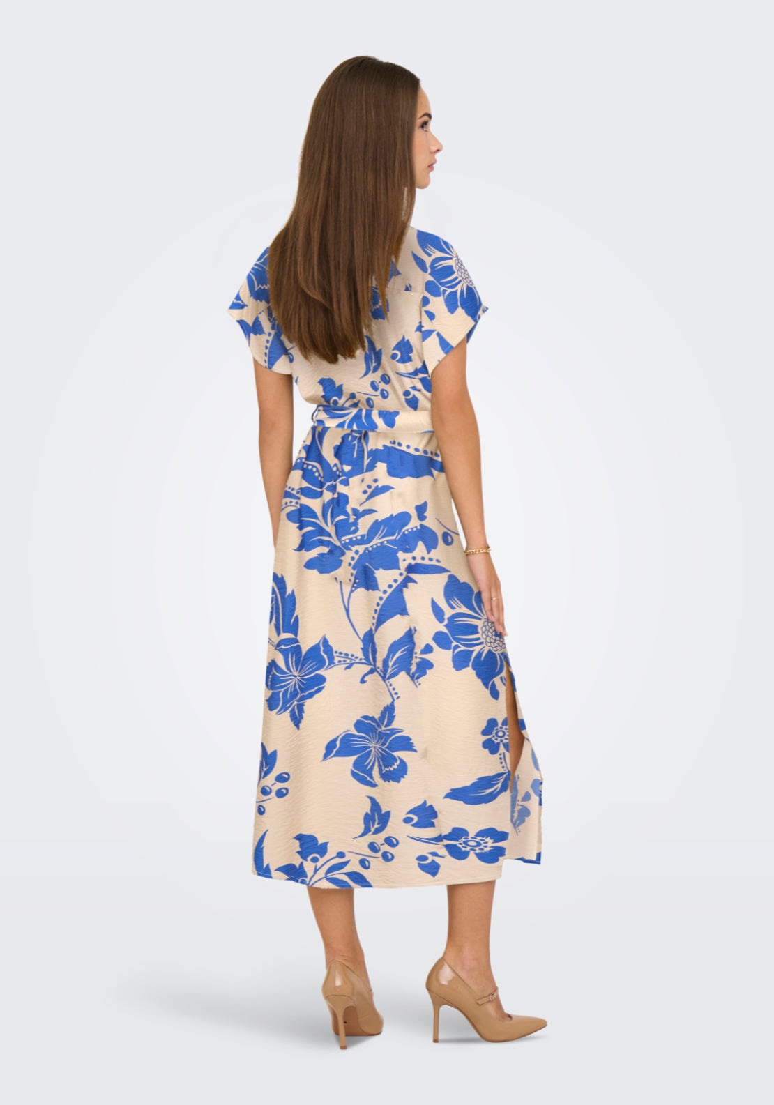 Jdy Troya Life Sleeveless Midi Dress - Crème 2 Shaws Department Stores