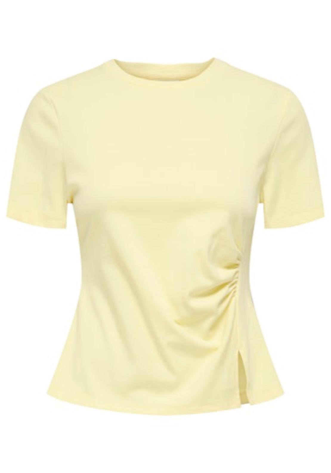 Jdy Tessa Short Sleeve Detail Top - Double Cream 1 Shaws Department Stores