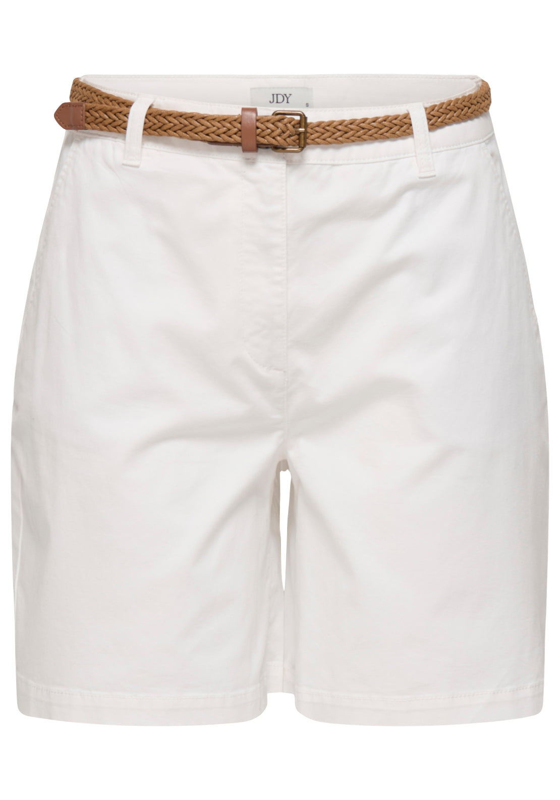 Jdy Chicago Medium Waist Bermuda Shorts - Snow White 1 Shaws Department Stores