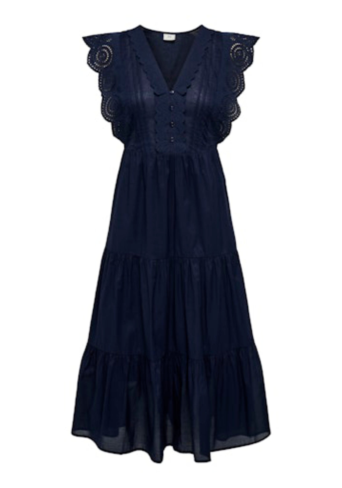 Jdy Sara Sleeveless Lace Dress - Black Iris 6 Shaws Department Stores