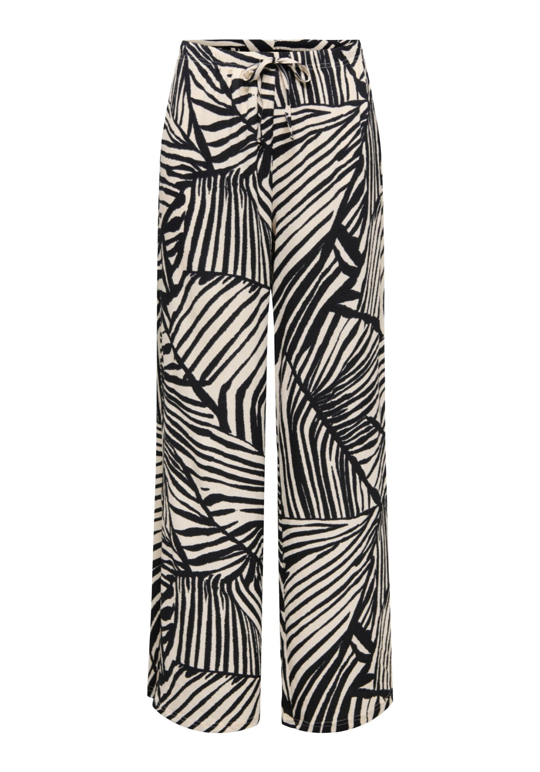 Jdy Debbie New Loose Pant - Sandshell/black 6 Shaws Department Stores