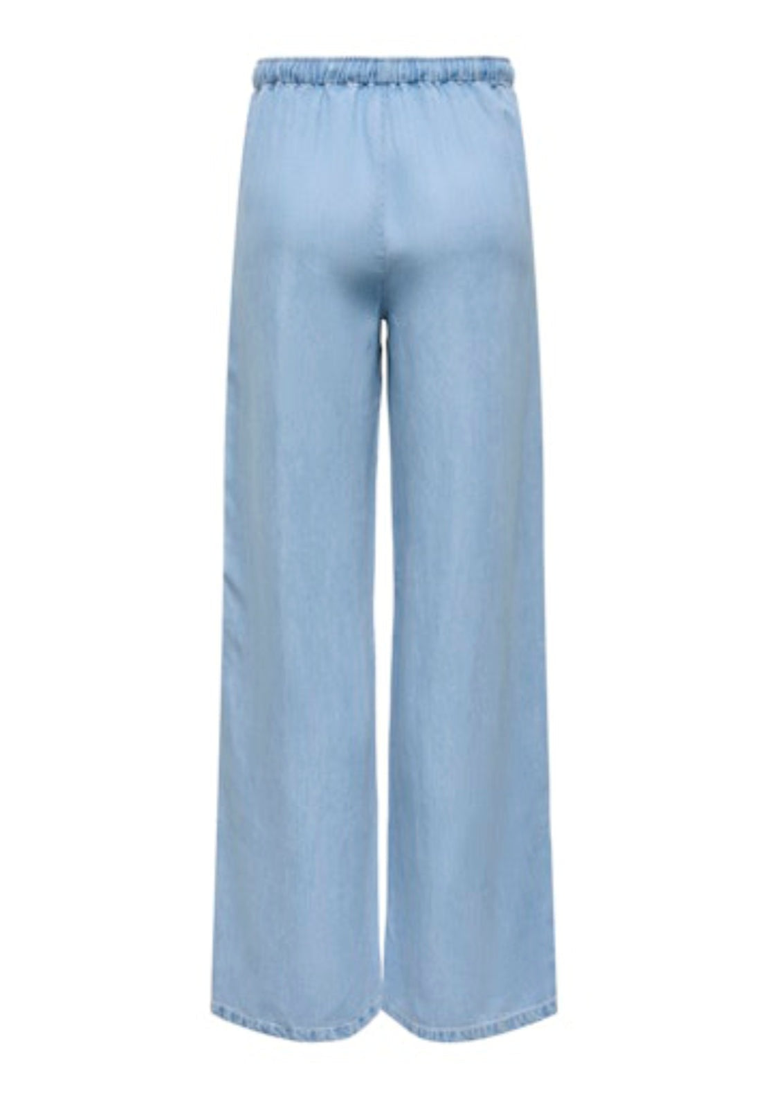 Mira Medium Rise Wide String Pant - Blue Denim