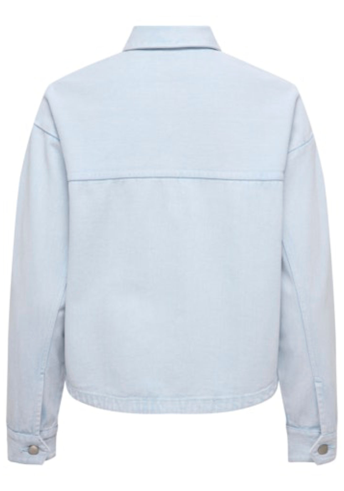 Jdy Noma Long Sleeve Shacket - Cashmere Blue 2 Shaws Department Stores