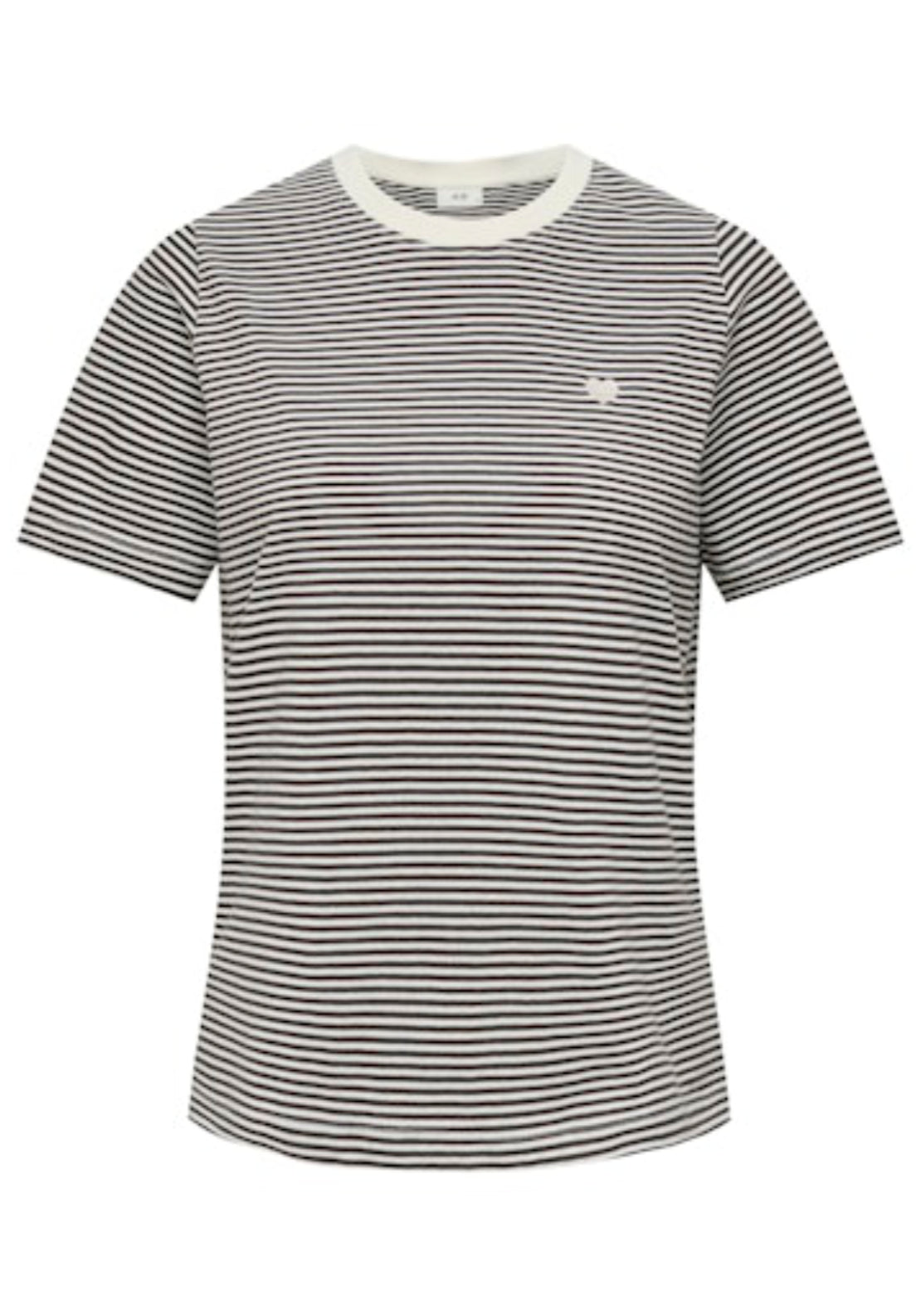 Jdy Pisa Short Sleeve Print Top - Cloud Dancer/chicory Coffee 6 Shaws Department Stores