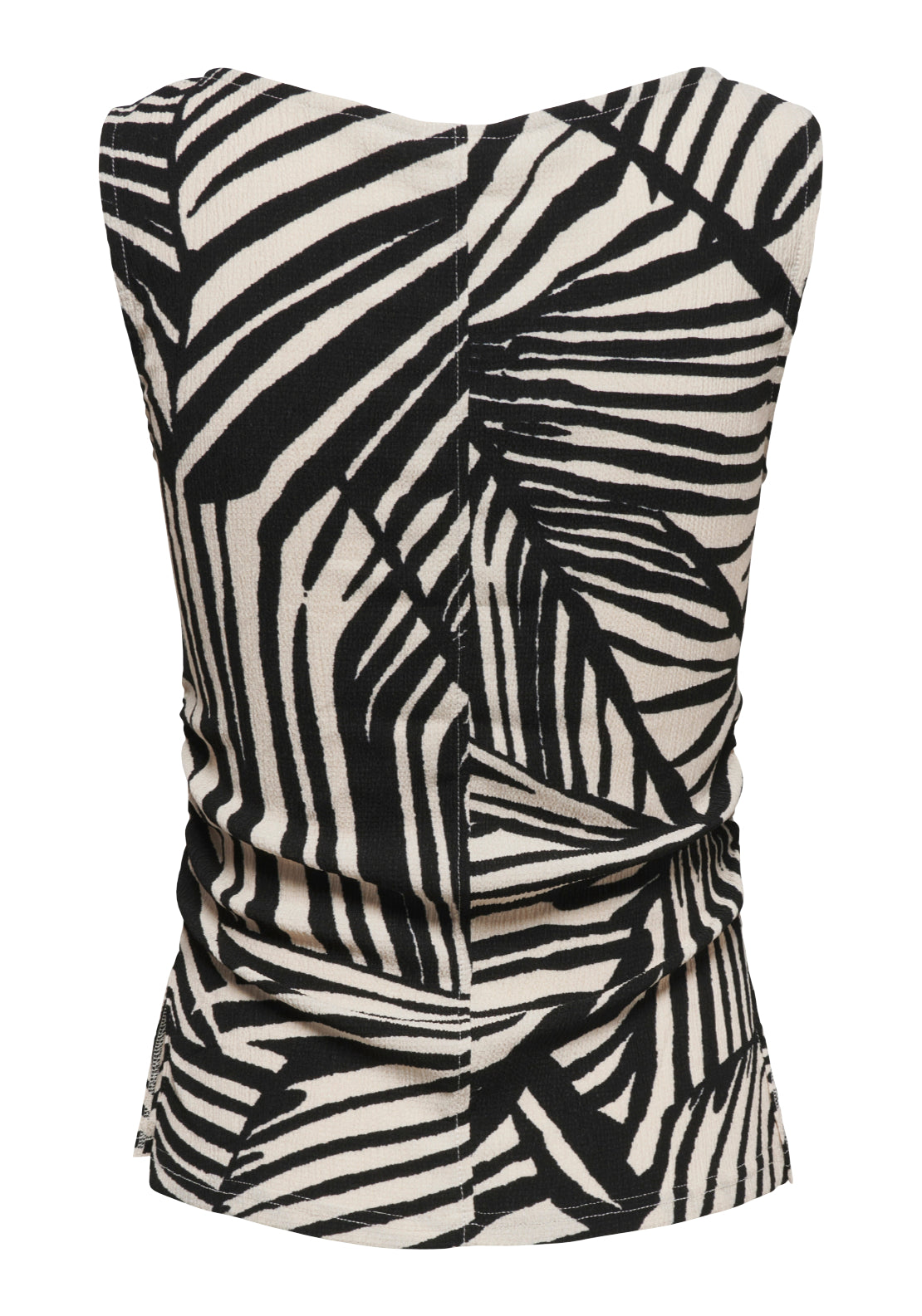 Jdy Debbie Sleeveless Top - Sandshell/black 6 Shaws Department Stores