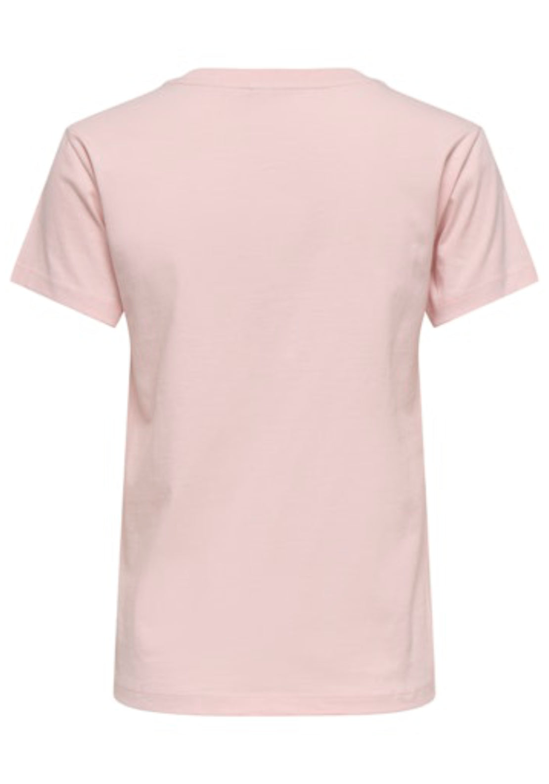 Bena Short Sleeve Patch Top - Pink Dogwood Butterfly Sequin