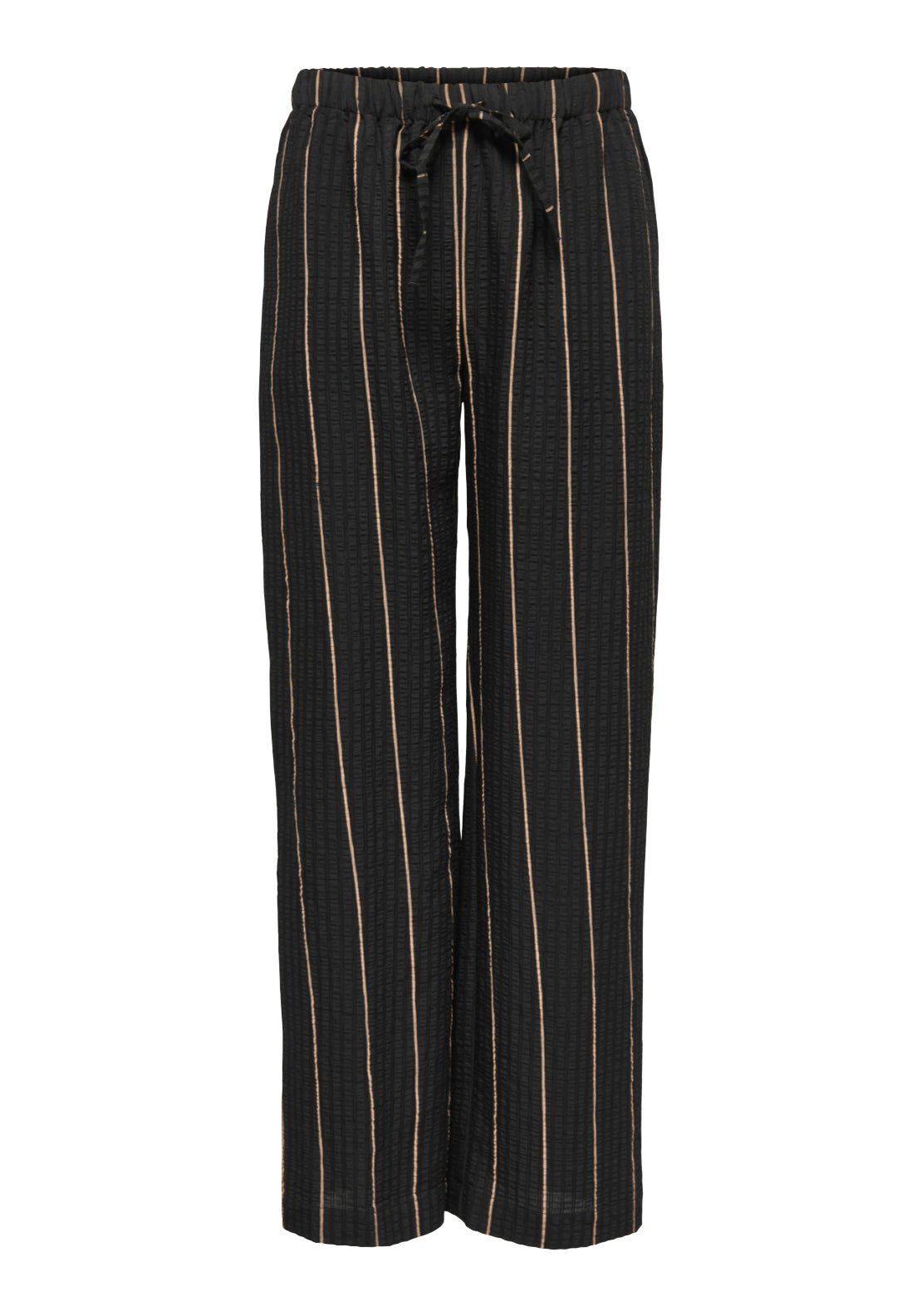 Jdy Ava Medium Waist Pull Up Pant - Black Toasted Coconut 1 Shaws Department Stores