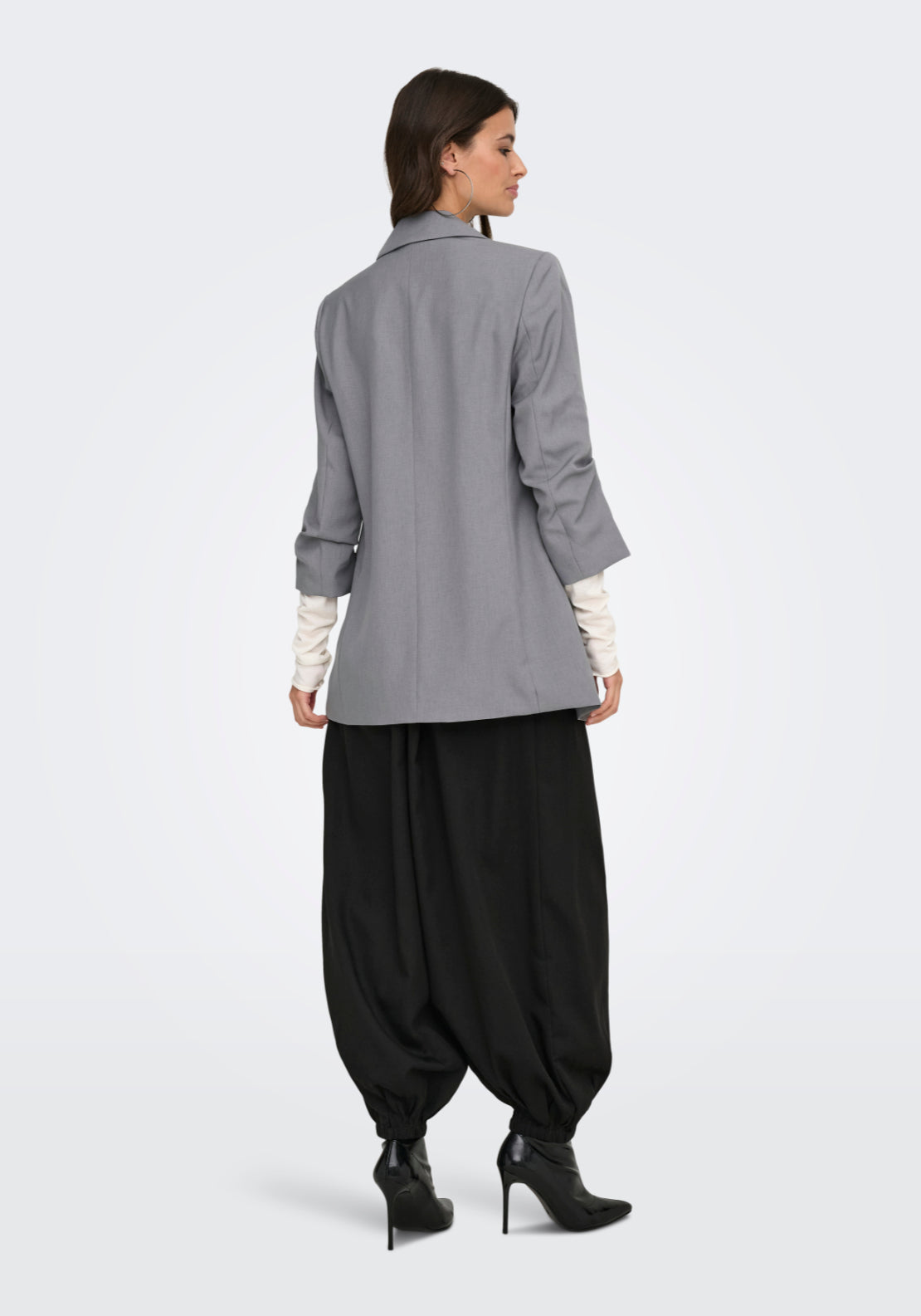 Jdy Eliza 3/4 Blazer - Ultimate Grey 2 Shaws Department Stores