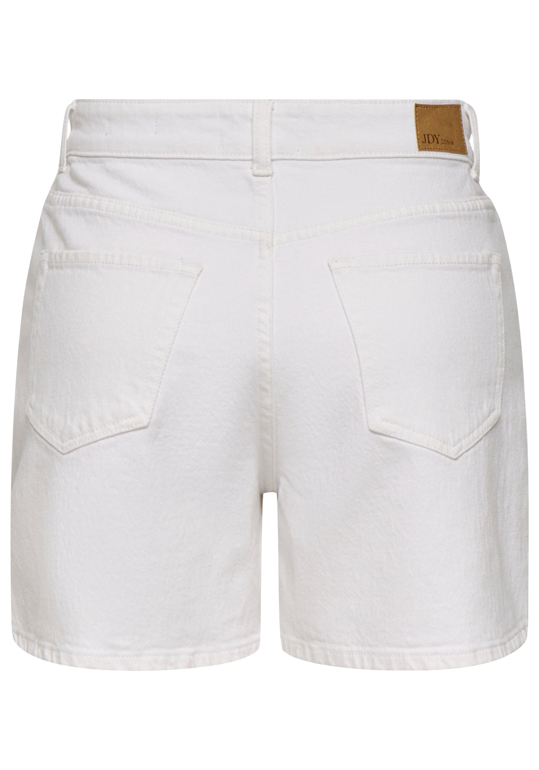 Jdy Larisa High Waist Denim Shorts - White Denim 2 Shaws Department Stores