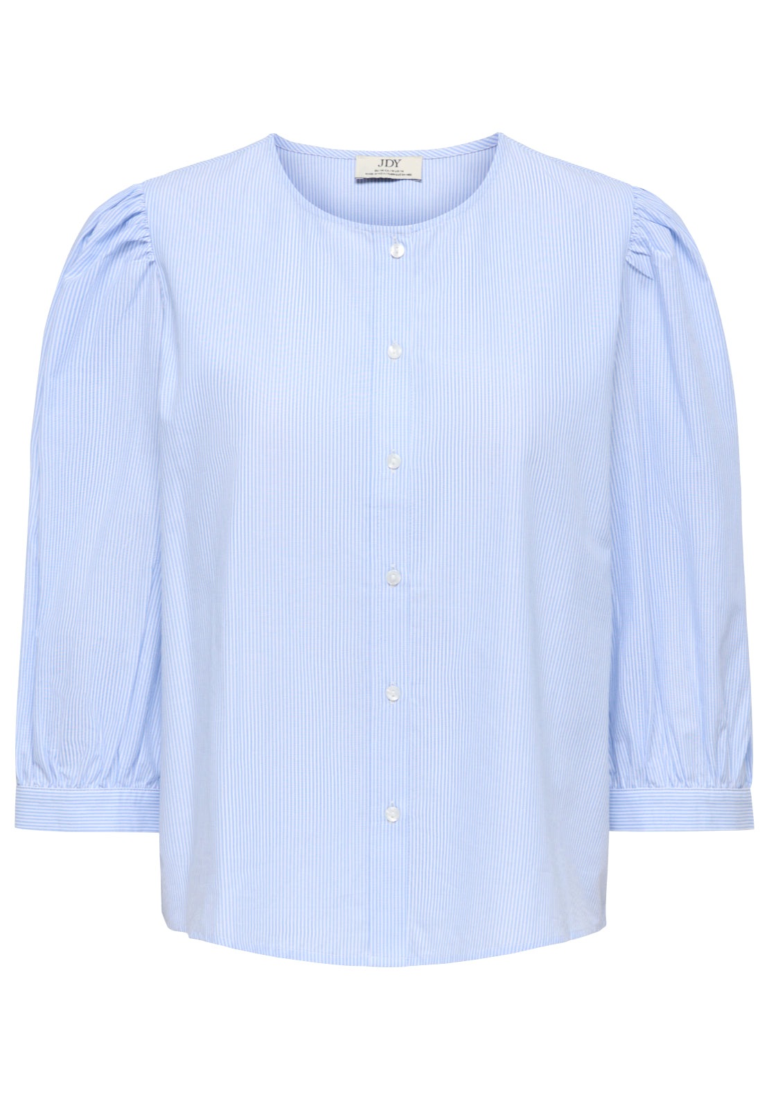 Jdy Kalinka 3/4 Shirt - Cashmere Blue/white 1 Shaws Department Stores
