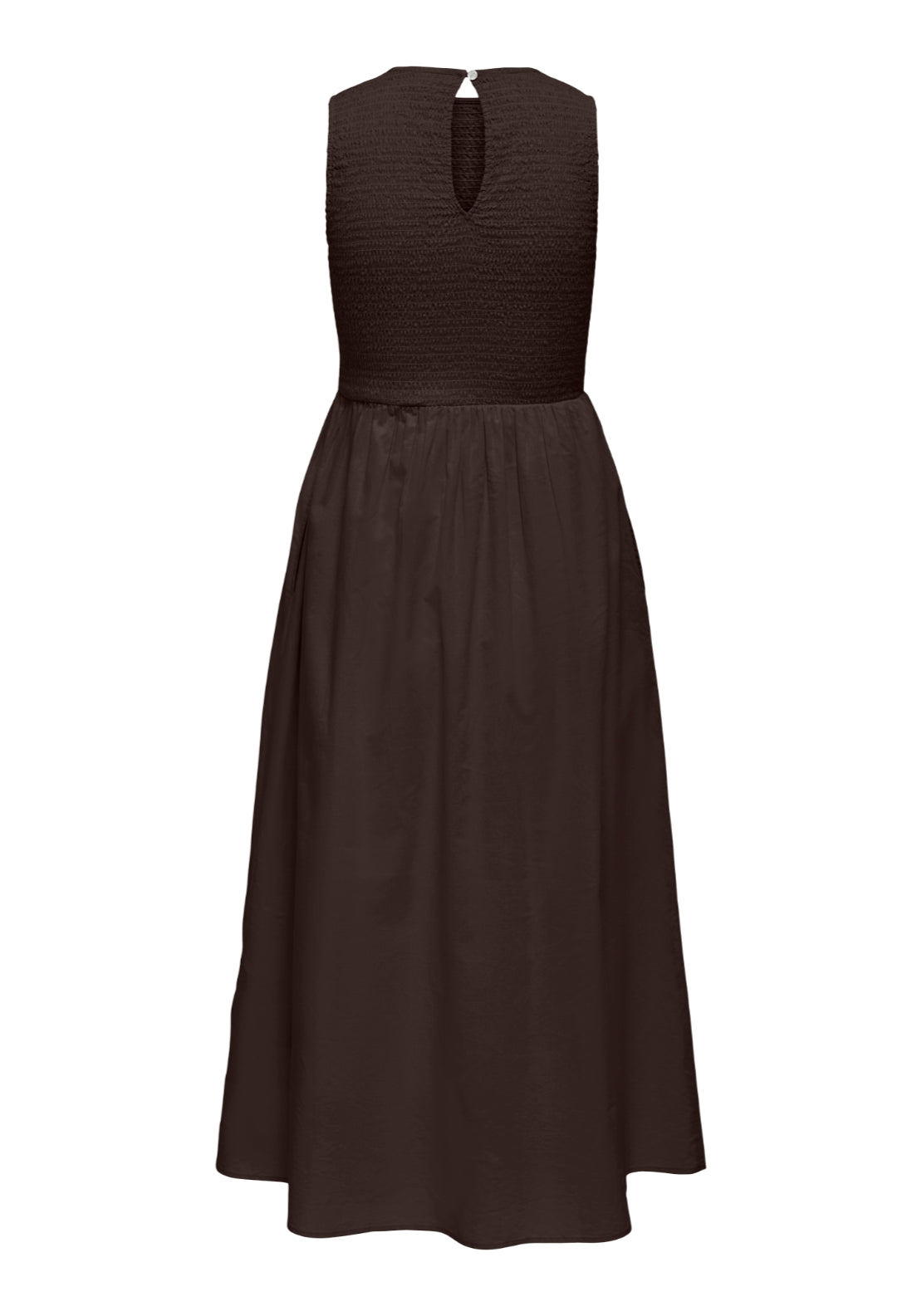 Jdy Diego Sleeveless Smock Midi Dress - Chocolate Torte 2 Shaws Department Stores