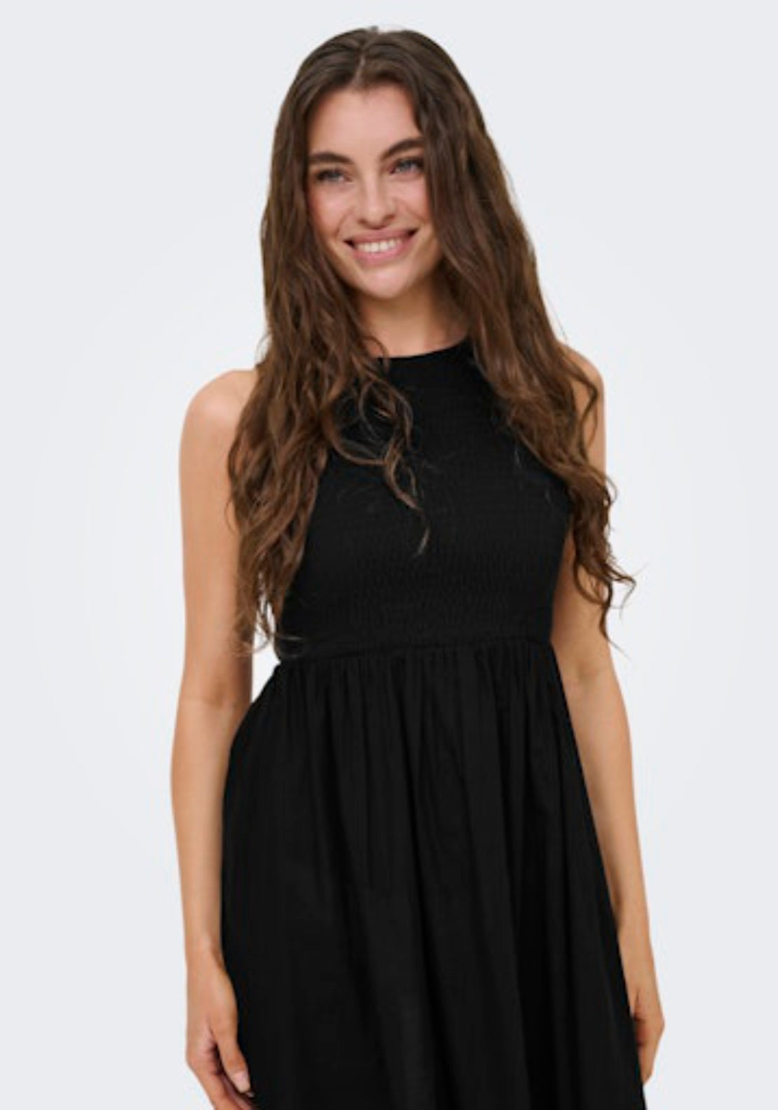 Jdy Diego Sleeveless Smock Midi Dress - Black 5 Shaws Department Stores