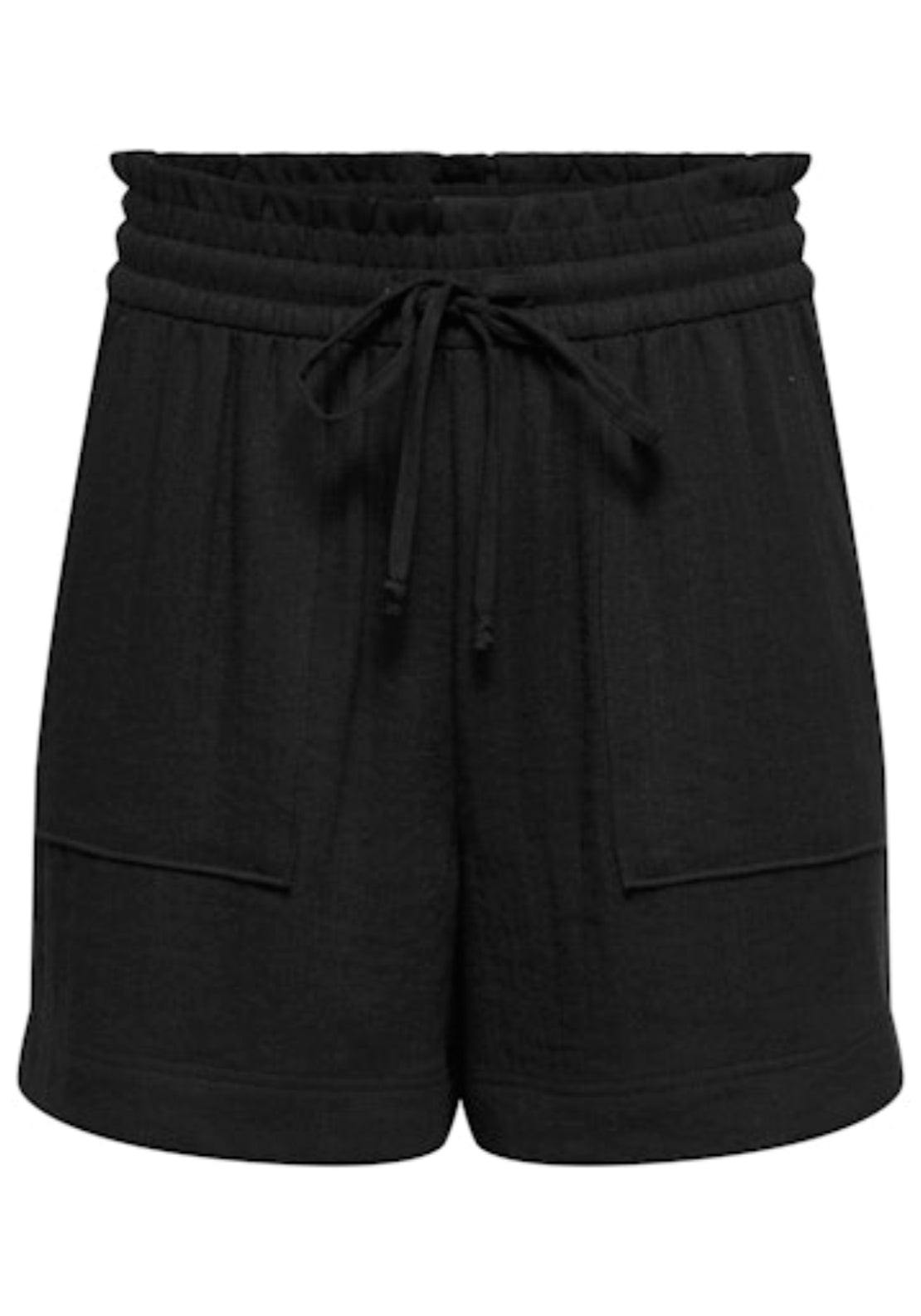 Jdy Mille Medium Waist Shorts - Black 1 Shaws Department Stores