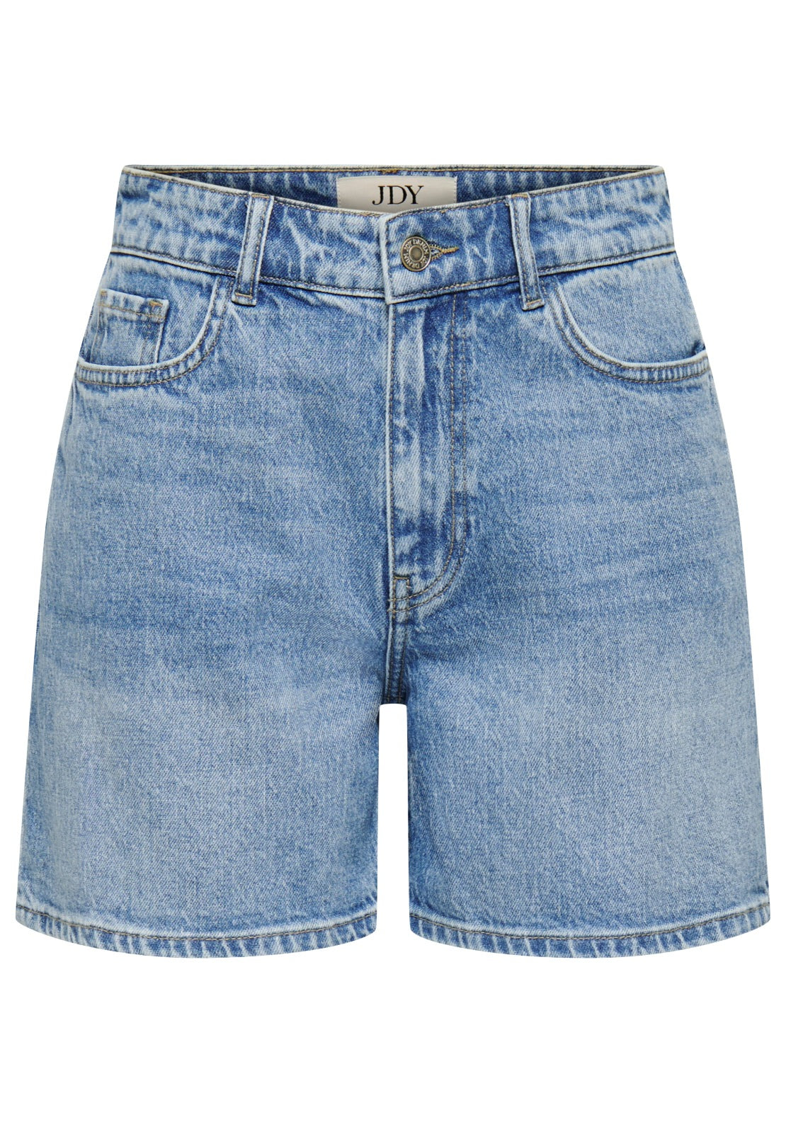 Jdy Larisa High Waist Denim Shorts - Light Blue Denim 6 Shaws Department Stores