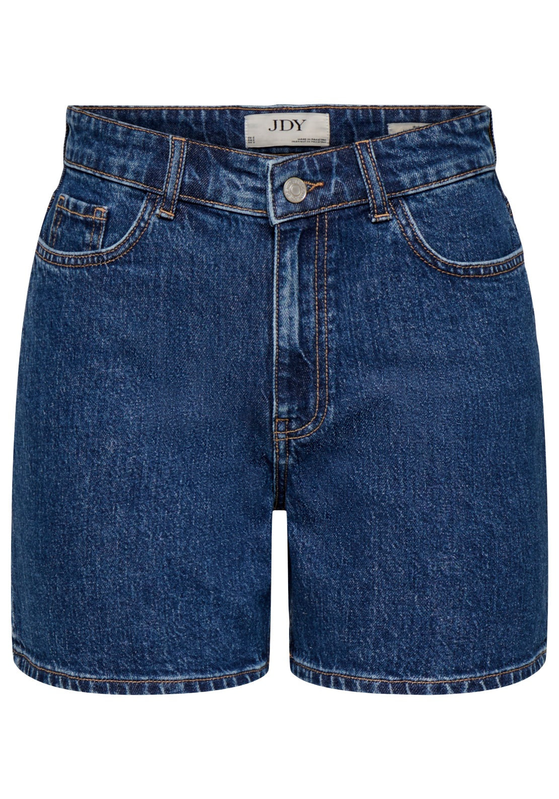 Jdy Larisa High Waist Denim Shorts - Medium Blue Denim 1 Shaws Department Stores