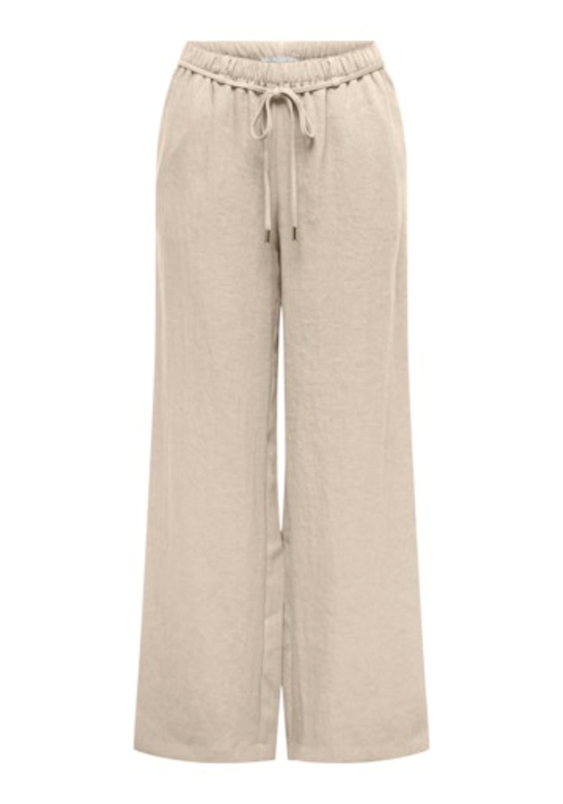 Jdy Finn Medium Waist Wide Pant - Sandshell 1 Shaws Department Stores