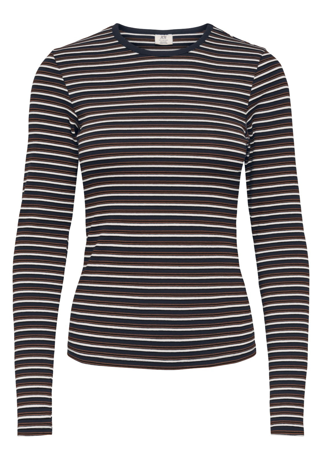 Jdy Bali Long Sleeve Top - Sky Captain Tortoise Shell 1 Shaws Department Stores