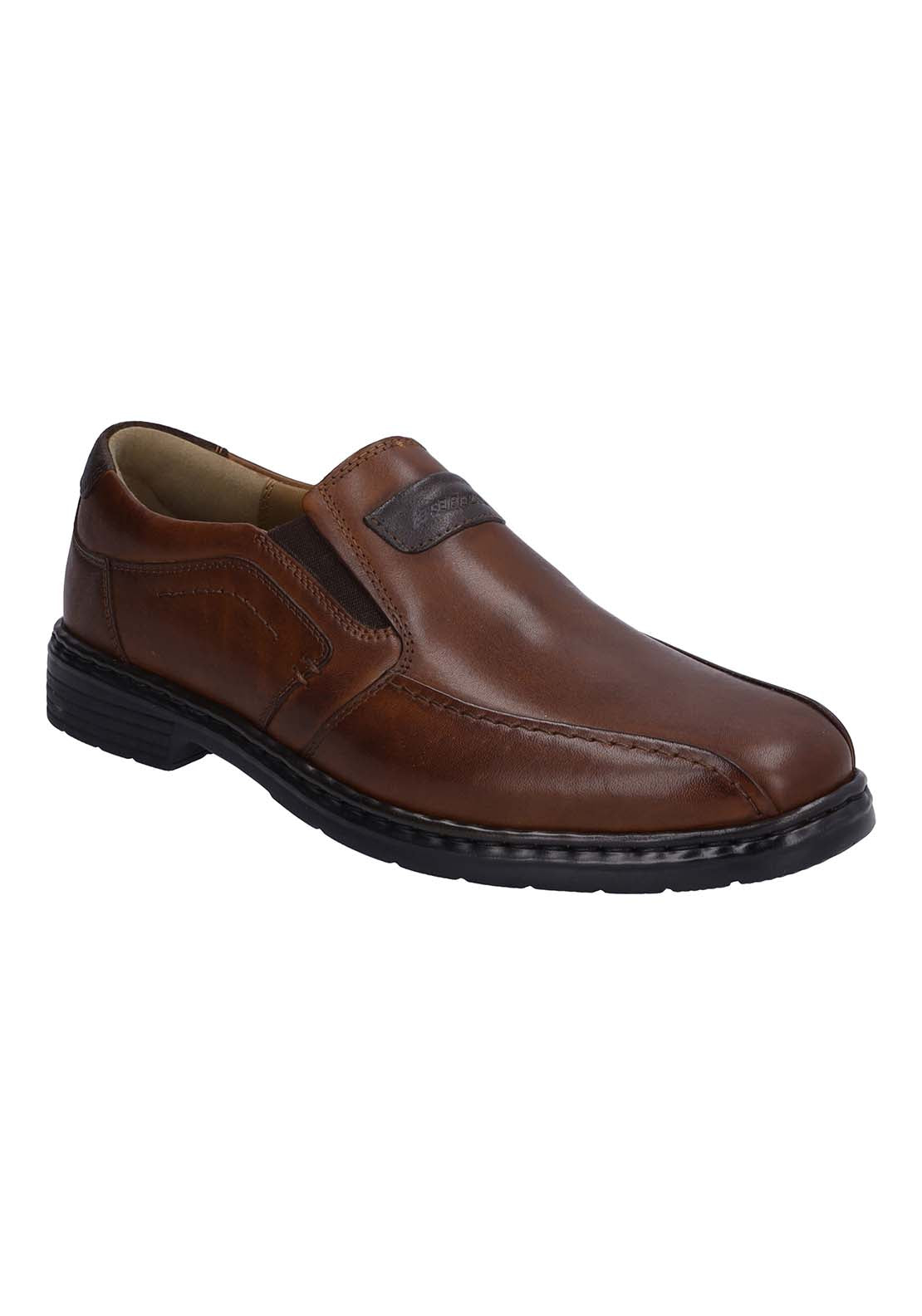 Josef Seibel Slip On With Side Gusset - Brown 2 Shaws Department Stores