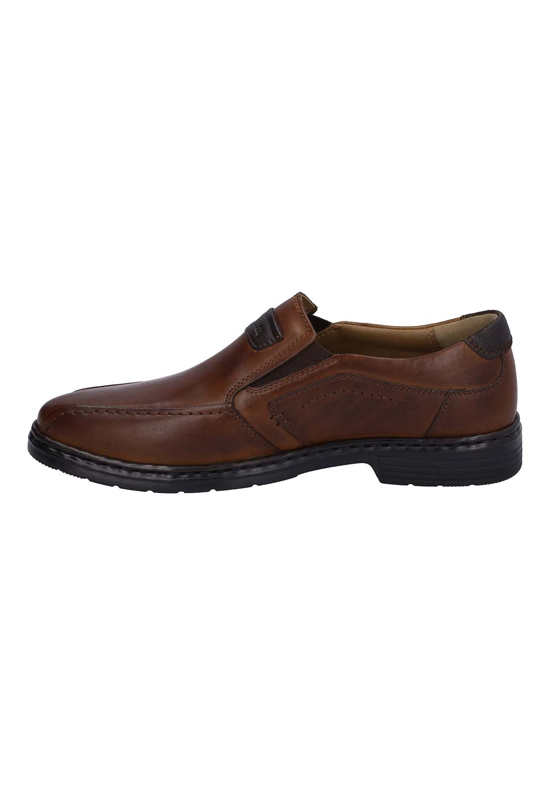 Josef Seibel Slip On With Side Gusset - Brown 3 Shaws Department Stores