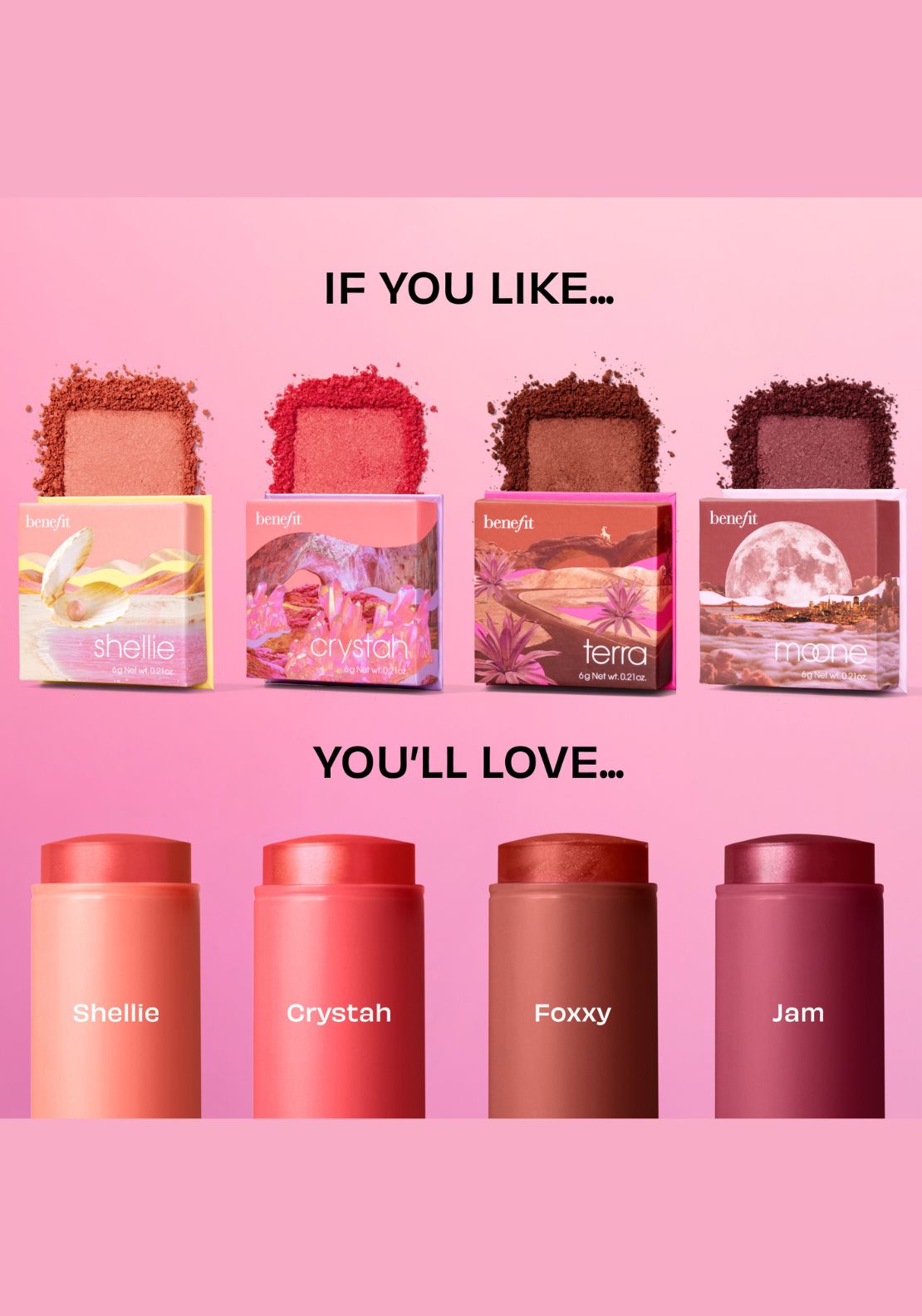 Benefit Juice Stick Foxxy Cream Blush - Foxxy 16 Shaws Department Stores