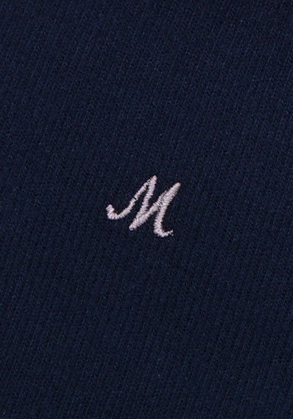 Mineral Kentucky Half Zip Ribbed Top - Blue 4 Shaws Department Stores