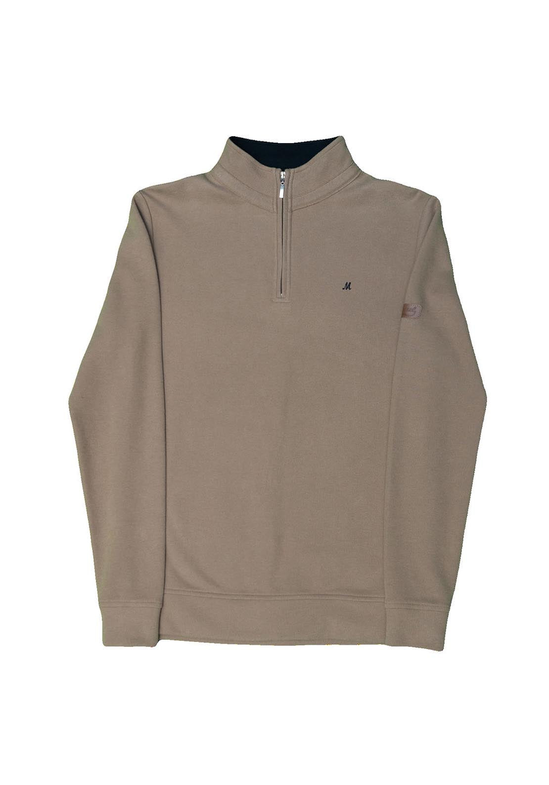 Mineral Kentucky Half Zip Ribbed Top - Grey 5 Shaws Department Stores