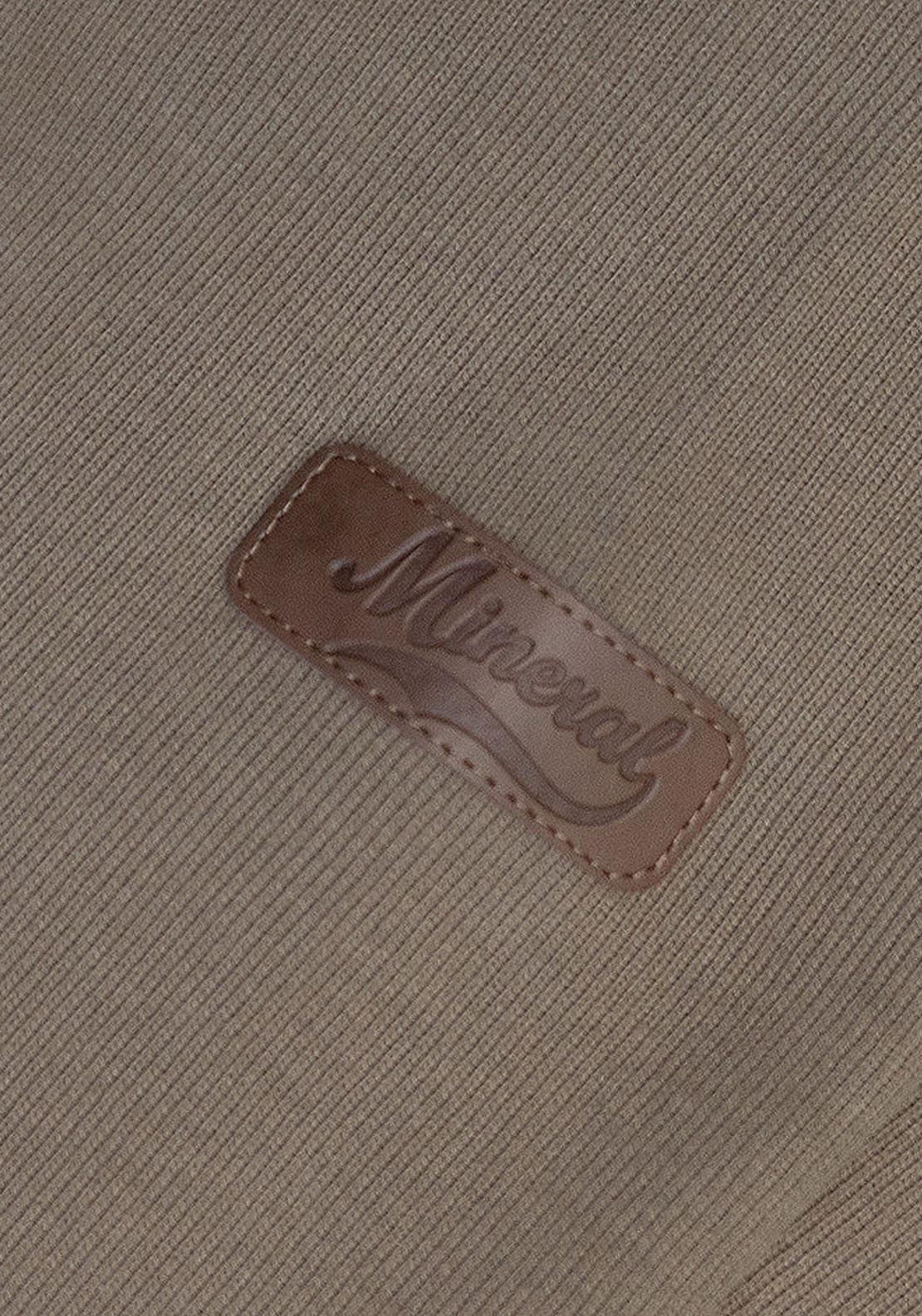 Mineral Kentucky Half Zip Ribbed Top - Grey 3 Shaws Department Stores