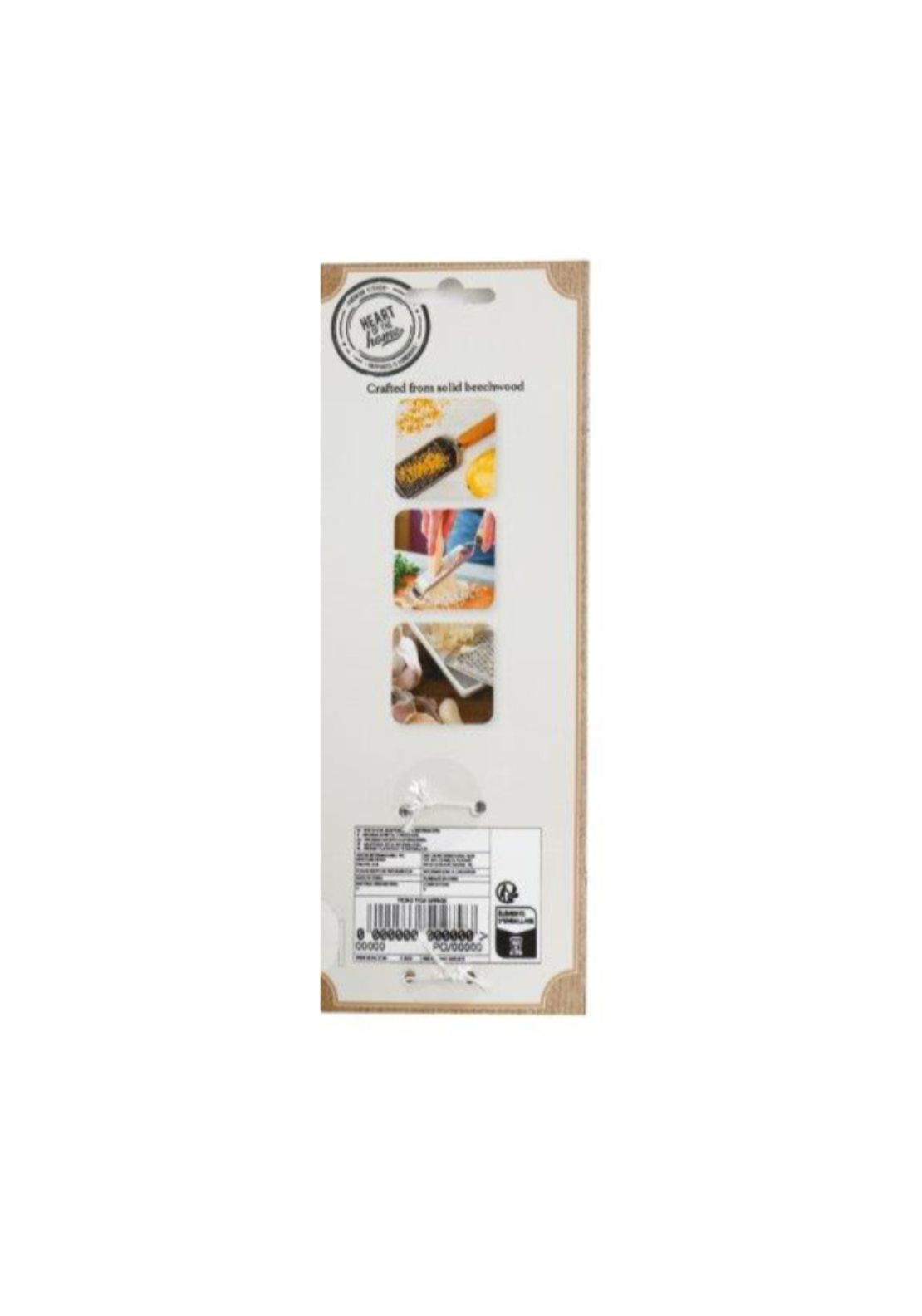 Cheese Grater With Wooden Handle - Blue