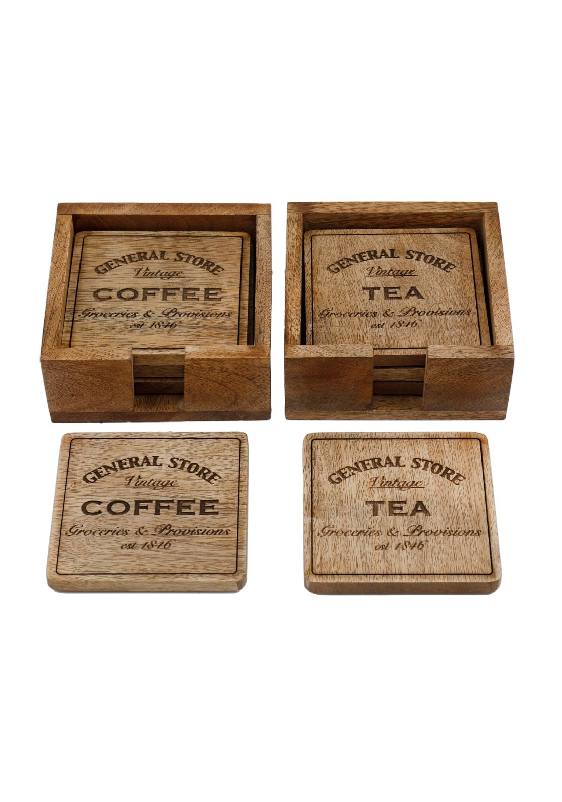The Home General Store Coasters Set Of 4 1 Shaws Department Stores