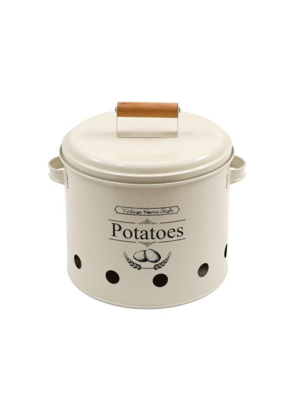 The Home Collection Vintage Home Potato Tin 1 Shaws Department Stores